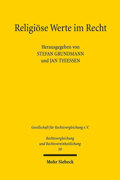 Religiose Werte Im Recht