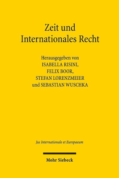 Zeit Und Internationales Recht