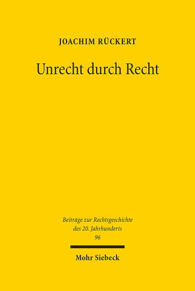 Unrecht Durch Recht