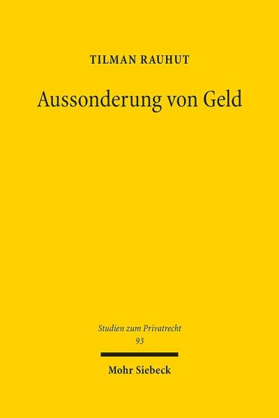 Aussonderung Von Geld