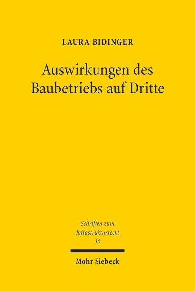 Auswirkungen Des Baubetriebs Auf Dritte