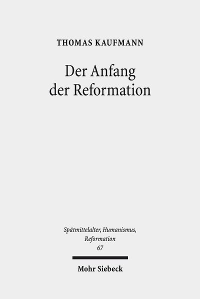 Der Anfang Der Reformation