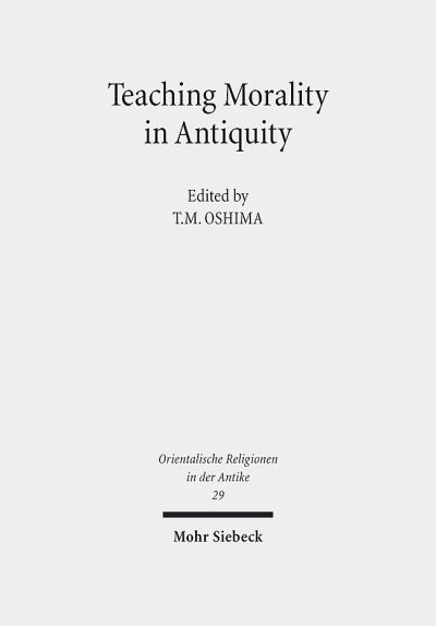 Teaching Morality in Antiquity