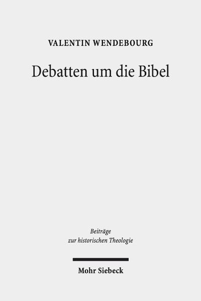 Debatten Um Die Bibel