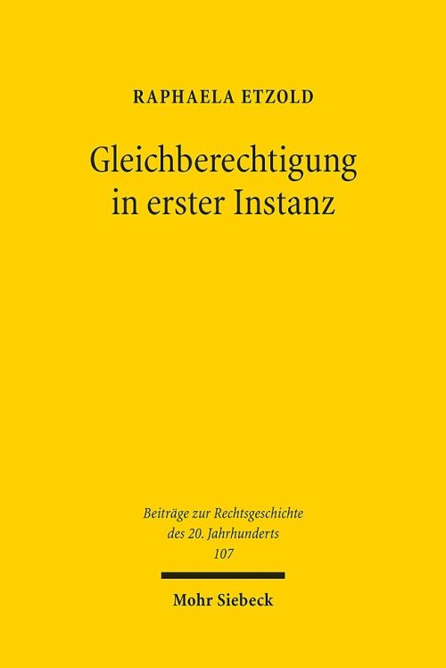 Gleichberechtigung in Erster Instanz