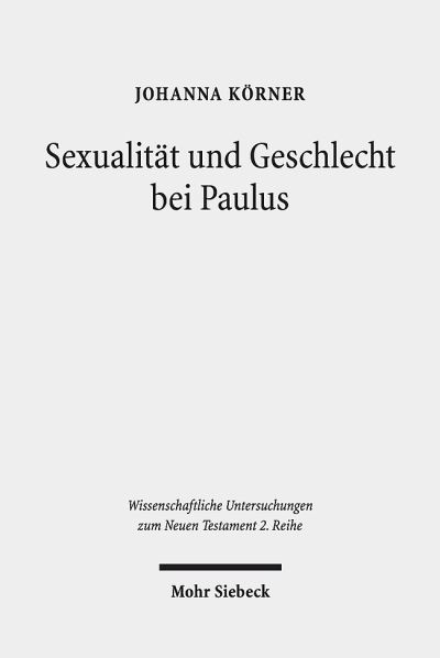 Sexualitat Und Geschlecht Bei Paulus
