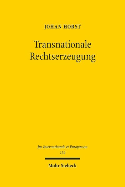 Transnationale Rechtserzeugung