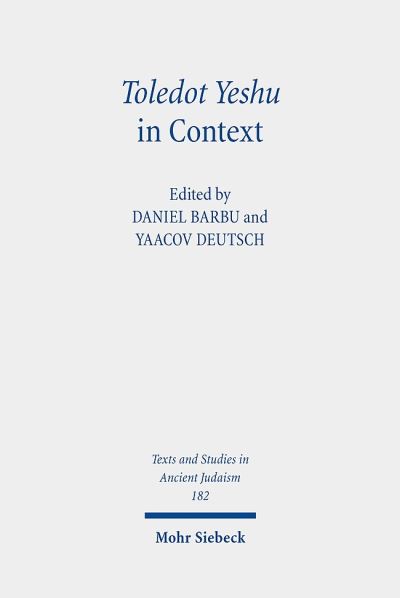 Toledot Yeshu in Context