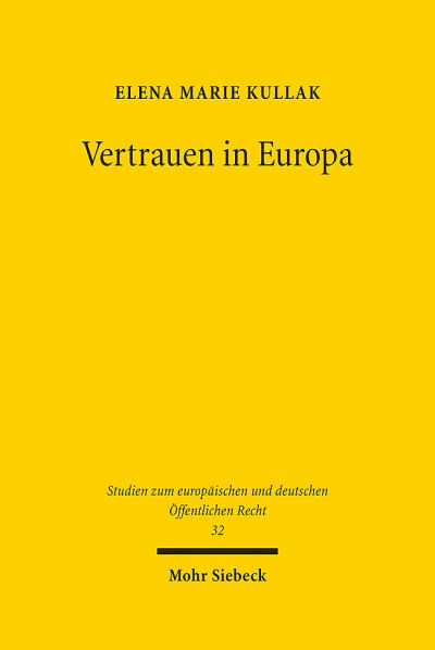 Vertrauen in Europa