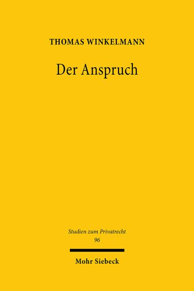 Der Anspruch