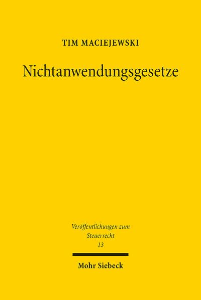 Nichtanwendungsgesetze