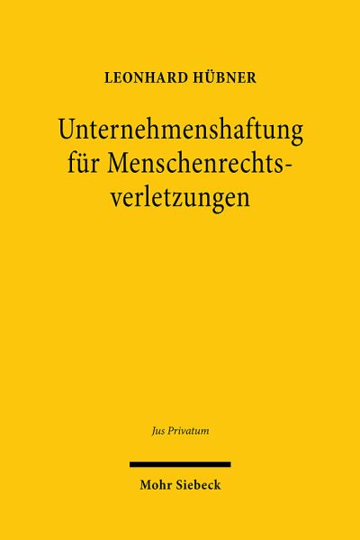 Unternehmenshaftung Fur Menschenrechtsverletzungen