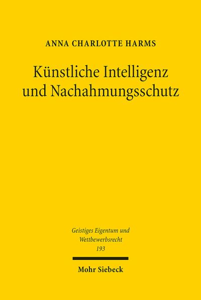 Künstliche Intelligenz Und Nachahmungsschutz