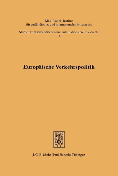 Europaische Verkehrspolitik