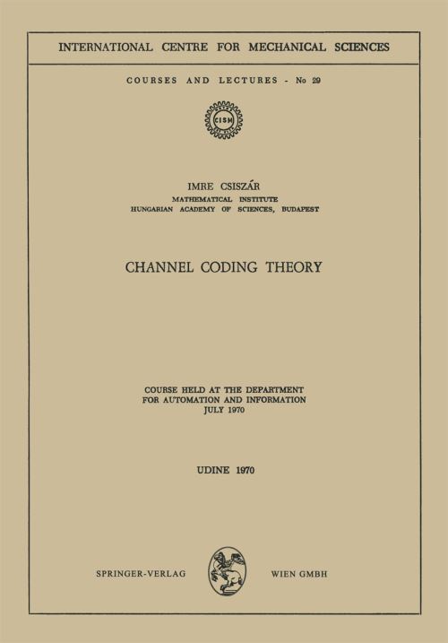 Channel Coding Theory