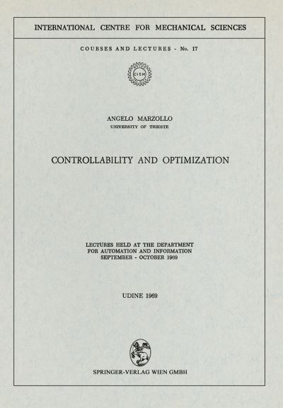 Controllability and Optimization