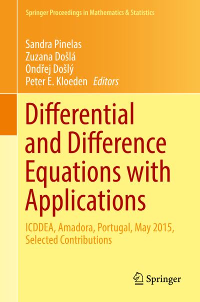 Differential and Difference Equations With Applications
