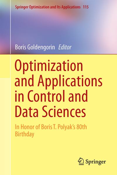 Optimization and Applications in Control and Data Sciences