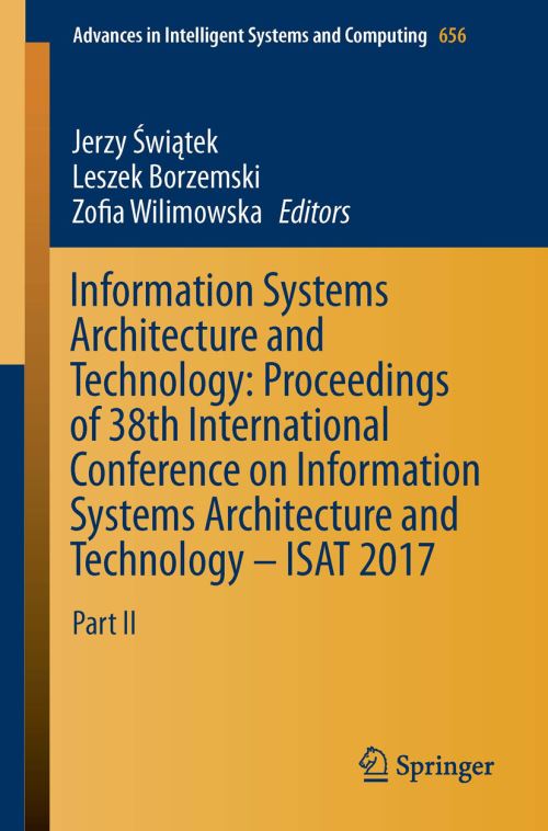 Information Systems Architecture and Technology Part II