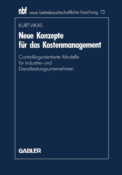 Neue Konzepte Für Das Kostenmanagement