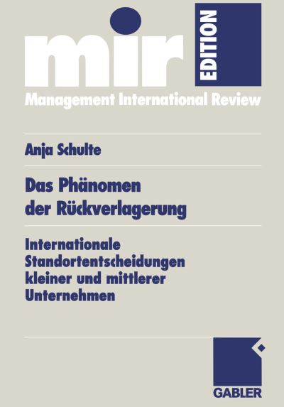 Das Phänomen Der Rückverlagerung