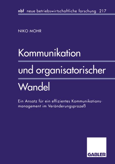 Kommunikation Und Organisatorischer Wandel