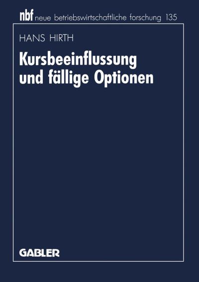 Kursbeeinflussung Und Fällige Optionen