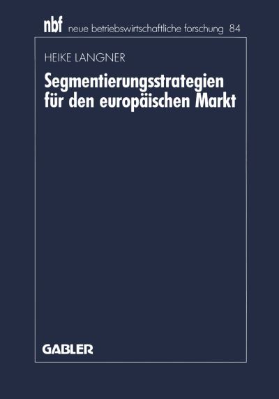 Segmentierungsstrategien Für Den Europäischen Markt