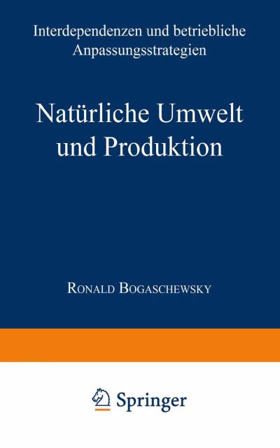 Natürliche Umwelt Und Produktion