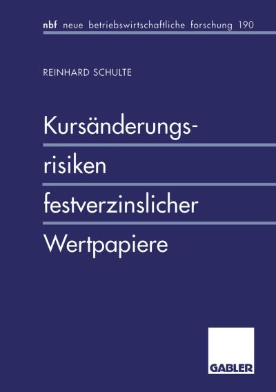 Kursänderungsrisiken Festverzinslicher Wertpapiere