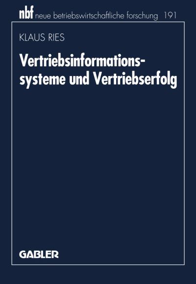 Vertriebsinformationssysteme Und Vertriebserfolg
