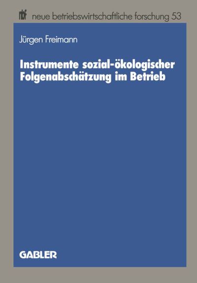 Instrumente Sozial-Ökologischer Folgenabschätzung Im Betrieb