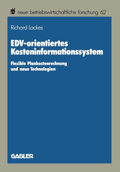 EDV-Orientiertes Kosteninformationssystem