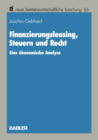 Finanzierungsleasing, Steuern Und Recht