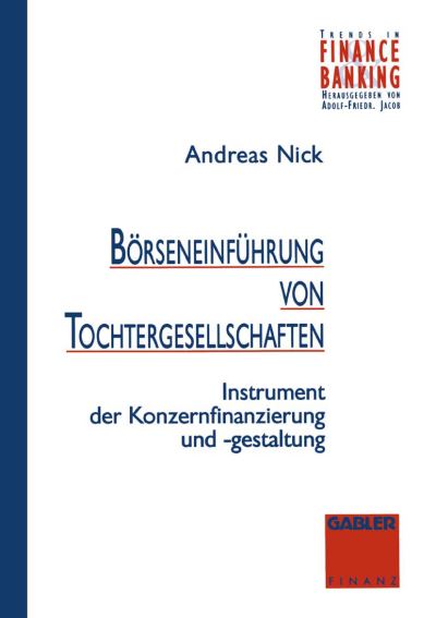 Börseneinführung Von Tochtergesellschaften