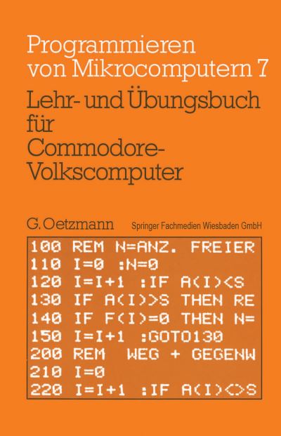 Lehr- Und Übungsbuch Für Commodore-Volkscomputer