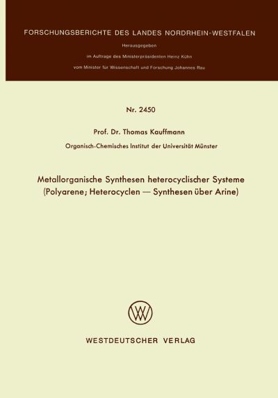 Metallorganische Synthesen Heterocyclischer Systeme Fachgruppe Textilforschung