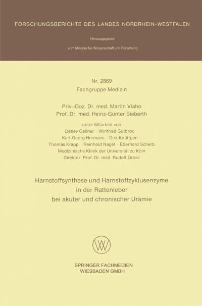 Harnstoffsynthese Und Harnstoffzyklusenzyme in Der Rattenleber Bei Akuter Und Chronischer Urämie