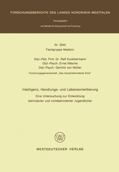Intelligenz, Handlungs- Und Lebensorientierung Fachgruppe Medizin