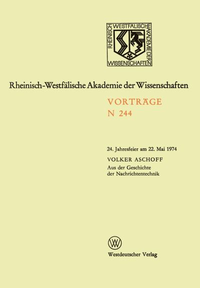 Aus Der Geschichte Der Nachrichtentechnik