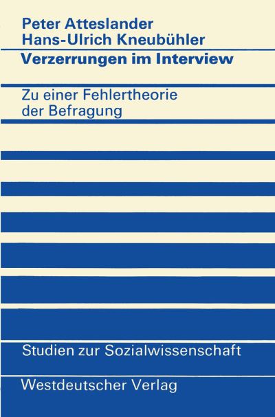 Verzerrungen Im Interview