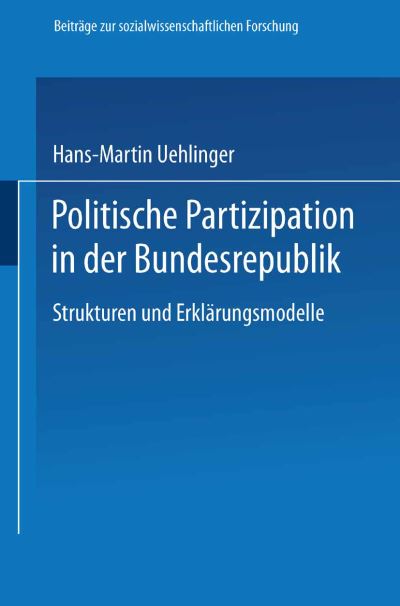 Politische Partizipation in Der Bundesrepublik