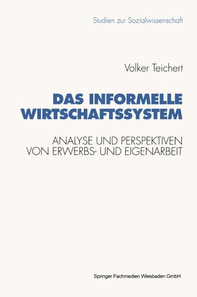 Das Informelle Wirtschaftssystem
