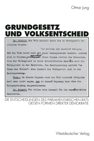 Grundgesetz Und Volksentscheid