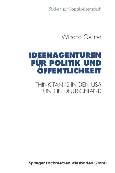 Ideenagenturen Für Politik Und Öffentlichkeit