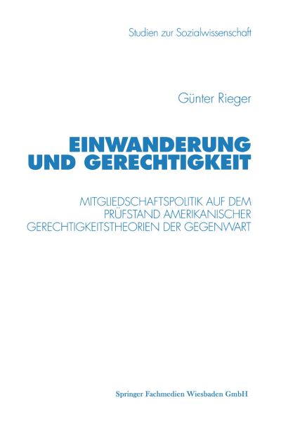 Einwanderung Und Gerechtigkeit