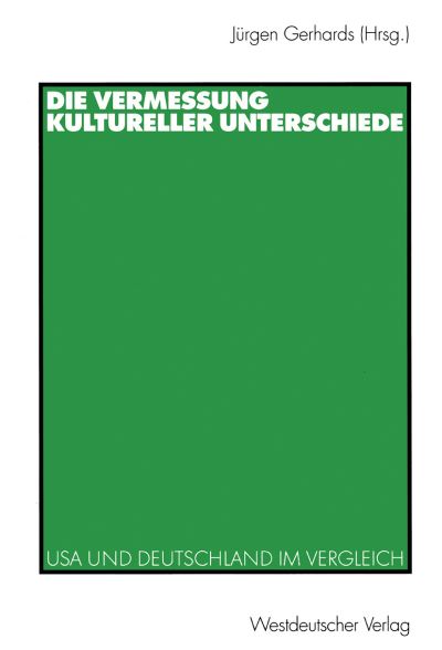 Die Vermessung Kultureller Unterschiede