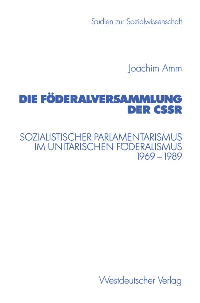 Die Föderalversammlung Der CSSR