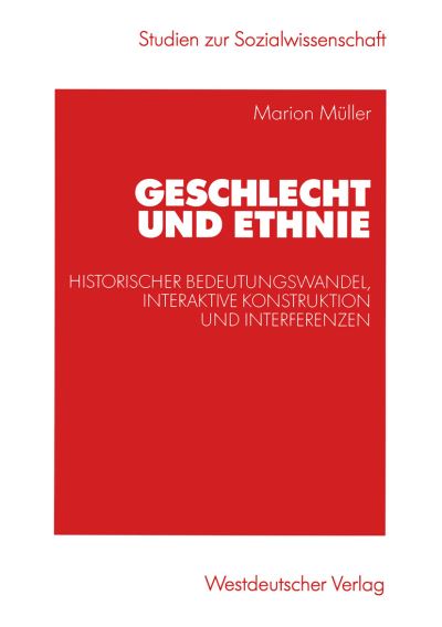 Geschlecht Und Ethnie