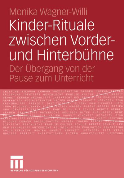 Kinder-Rituale Zwischen Vorder- Und Hinterbühne